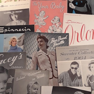 14 em Lote de livros de tricô 1930, 1940, 1950, 1960 Designers