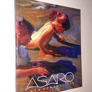 Asaro Um Novo Romantismo 1991 Por Robert Perine Pintura com Luz, com cartão que acompanha na Exposição, Capa Dura e Sobrecapa