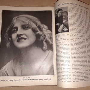 Film Flashes 1916 Wit and Humor of a Nation in Pictures VG Hardcover