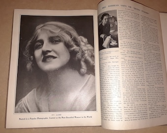 Film Flashes 1916 Wit and Humor of a Nation in Pictures VG Hardcover