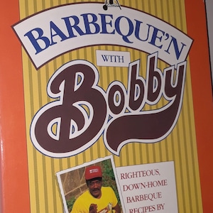 Barbeque&#39;n with Bobby Seale 1988 VG+ TPB 1st Print, Rare Cook Book by Black Panther, Chicago Seven BBQ&#39;n