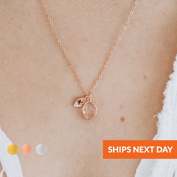 Diamond Crystal Necklace April 