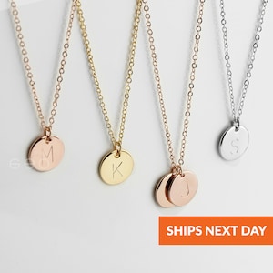 Gepersonaliseerde eerste ketting voor haar beste vriend Unieke Moederdag Cadeau Vrouwen Zus Brief Ketting Paren Initialen Handgemaakt Minimalistisch