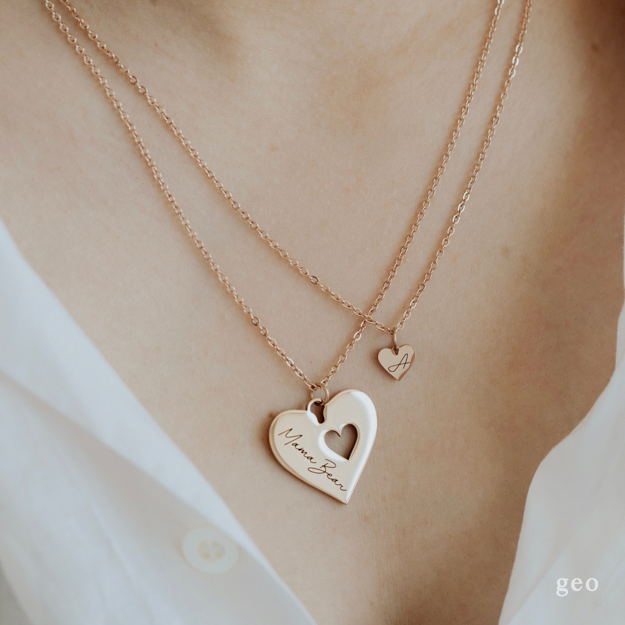 YOUFENG Mama Bear Necklace For Mom | 12 Months Birthstone Pendant, Stainless Steel, 24"+2" Chain - View #10