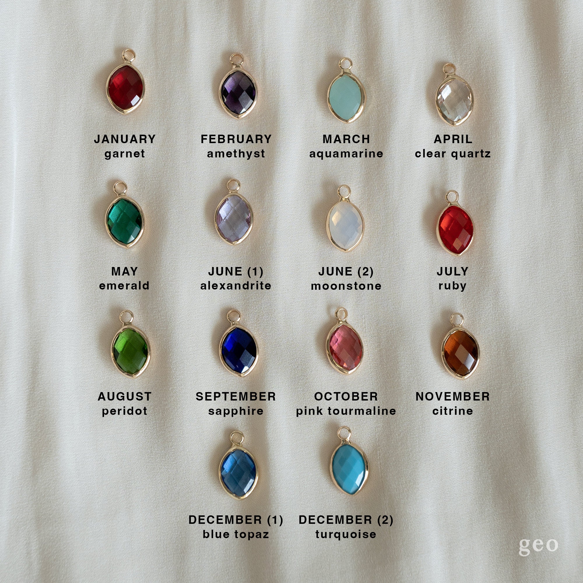 Alexandrite June Birthstone nicwax Charm