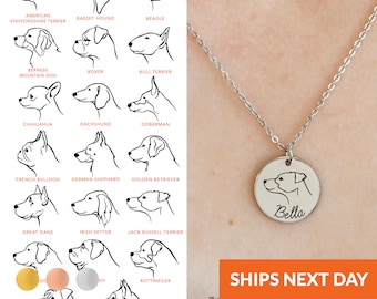 Dog Portrait Dog Jewelry Custom Pet Portrait Dog Necklace Pet Loss Gift for Mom Dog Mom Memorial Pet Jewelry Pet Gift Best Friend Gift