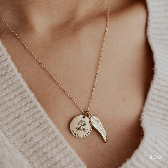  YOUFENG Locket Necklace that Holds Pictures Flower