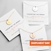 Bulk Discount - Personalized Wedding Party Gift Will You Be My Bridesmaid Proposal Gift Necklaces Set Initial Necklaces For Women 