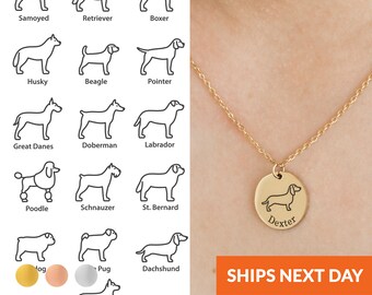 Custom Necklace for Girls Dog Jewelry Custom Dog Charm Necklace Pet Loss Gift for Mom Puppy Memorial Pet Jewelry Pet Gift Best Friend Gifts