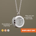 Personalized Keepsake Necklace Unique Handmade Jewelry Memorial Gifts for Her Cremation Jewelry Anniversary Gift Urn For Dog Ashes Pet Loss