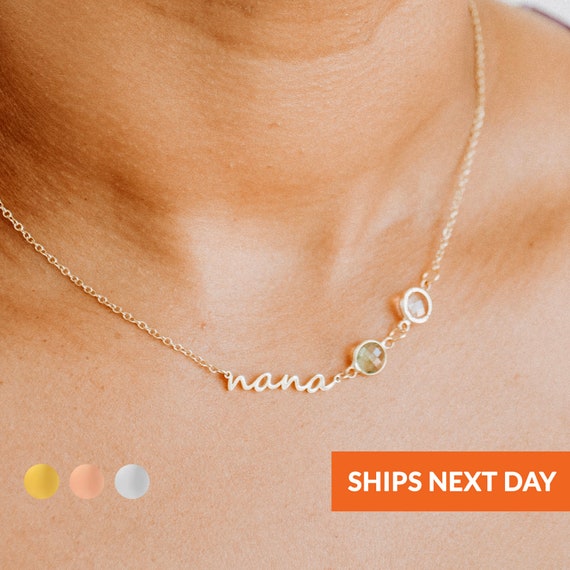 Dainty Nana Necklace Gift for Grandma Necklace for Nana Grandma Present New Grandma Gift Grandmother Necklace Birthday Gift Mothers Day Gran