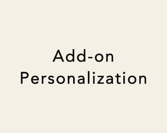 Adding Personalization