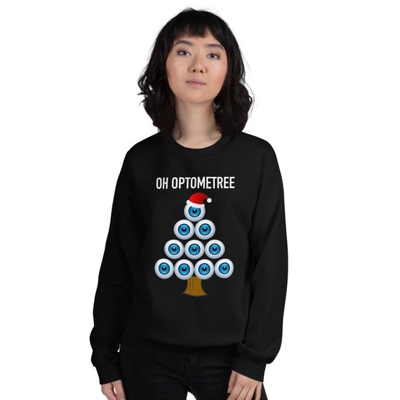 Eye Ball Christmas Tree Oh Optometree Optometry Design T-Shirt Eye Ball Christmas Tree Oh Optometree Optometry Design T-Shirt