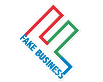 Fake Business / Parody Comedy Podcast / Gift for Comedy Lovers / Pun / Yes or Yes / Bubble-free stickers