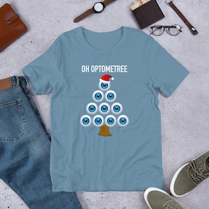 Eye Ball Christmas Tree Oh Optometree Optometry Design T-Shirt Eye Ball Christmas Tree Oh Optometree Optometry Design T-Shirt