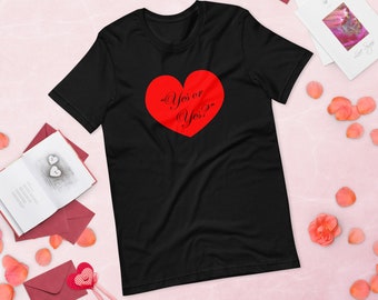 Yes or Yes / Heart Valentine's / Comedy Podcast / Yes? / Short-Sleeve Unisex T-Shirt