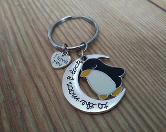 tiffany penguin keychain