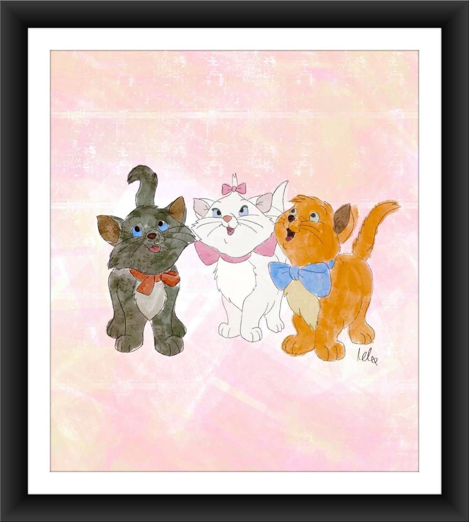 The Aristocats Digital Art Print Marie Toulouse | Etsy