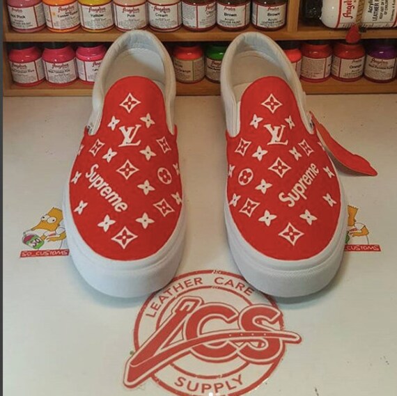 supreme louis vuitton vans