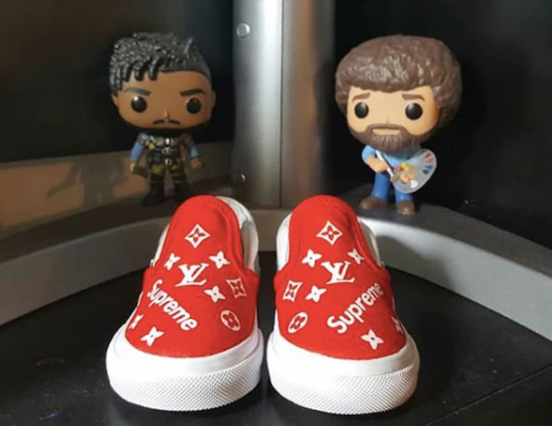 kids supreme vans