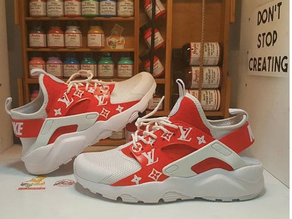 nike huarache supreme louis vuitton
