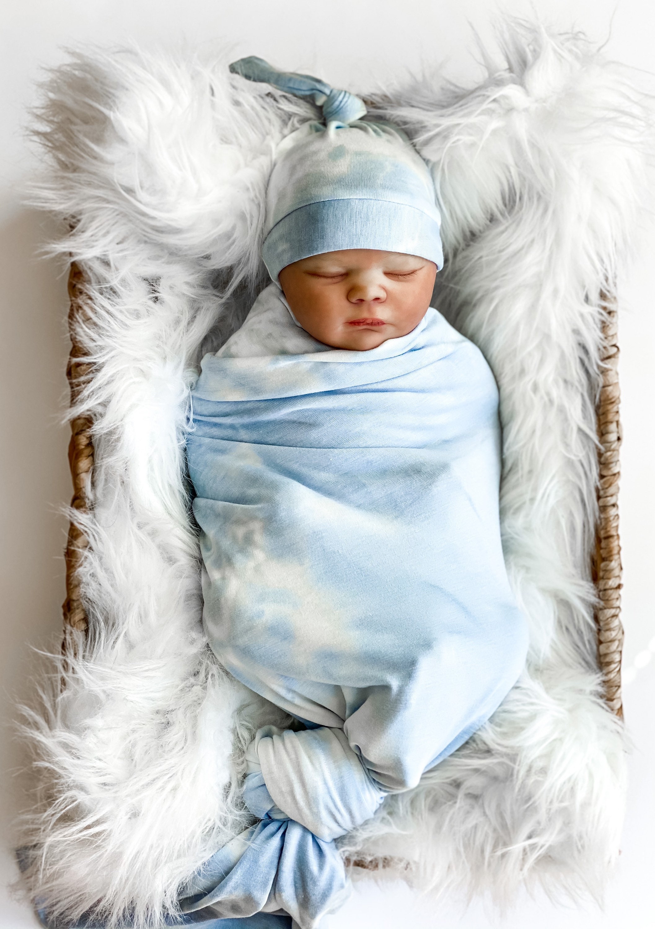 Newborn Swaddle and Headband Newborn Swaddle and Hat Swaddle Etsy