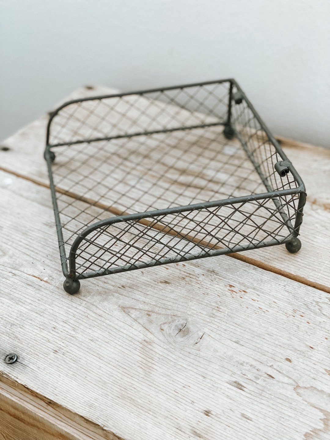 Wire Storage Bins, Wire Bin, Wire Baskets, Wire Basket, Farmhouse Decor, Farmhouse Home Decor