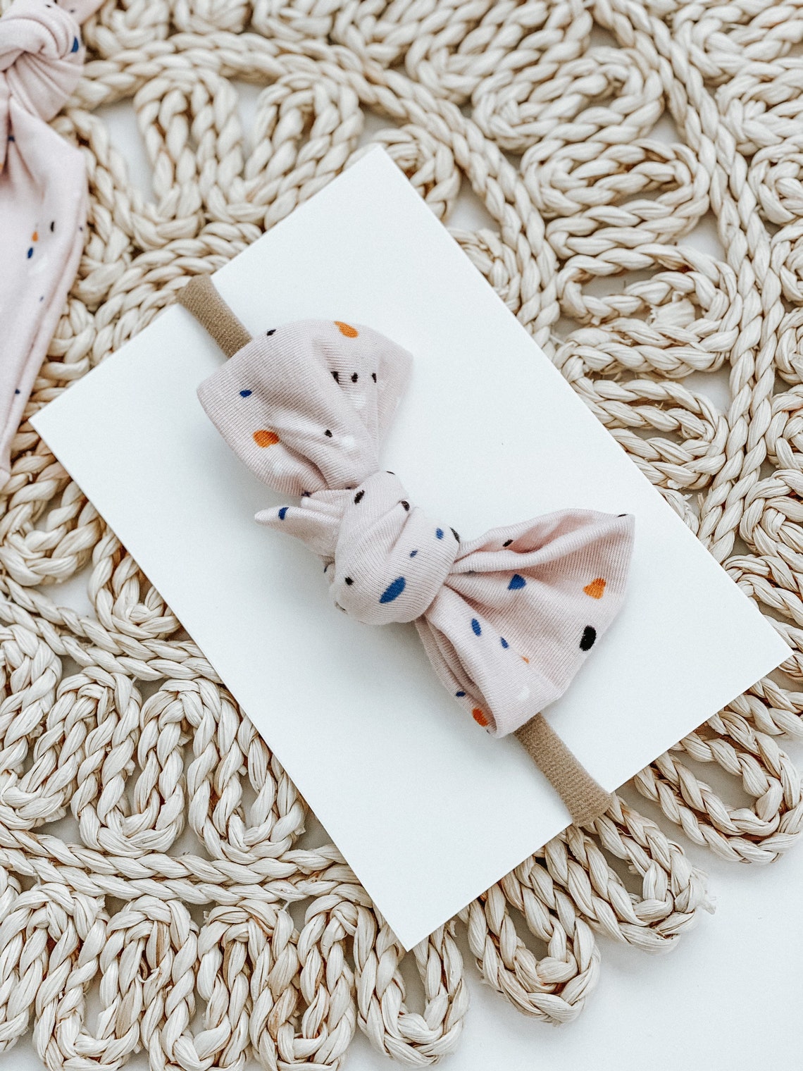 newborn swaddle and headband