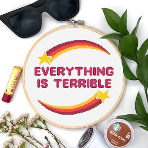 Funny Cross Stitch Pattern PDF, Funny Cross Stitch, Funny saying cross stitch, Modern Cross Stitch, Funny sign cross stitch, Funny quotes