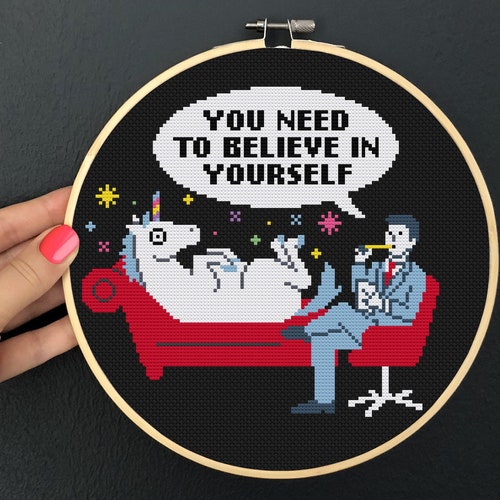 Unicorn Cross Stitch Pattern PDF Believe Cross Stitch Funny - Etsy Unicorn Cross Stitch Pattern PDF Believe Cross Stitch Funny - Etsy