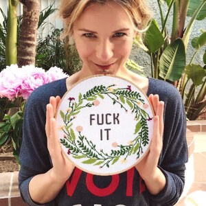 Cross stitch sign / Funny cross stitch sign / Cross stitch sign funny
