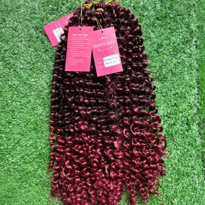 5pack Water wave passion twist crotchet Hair.