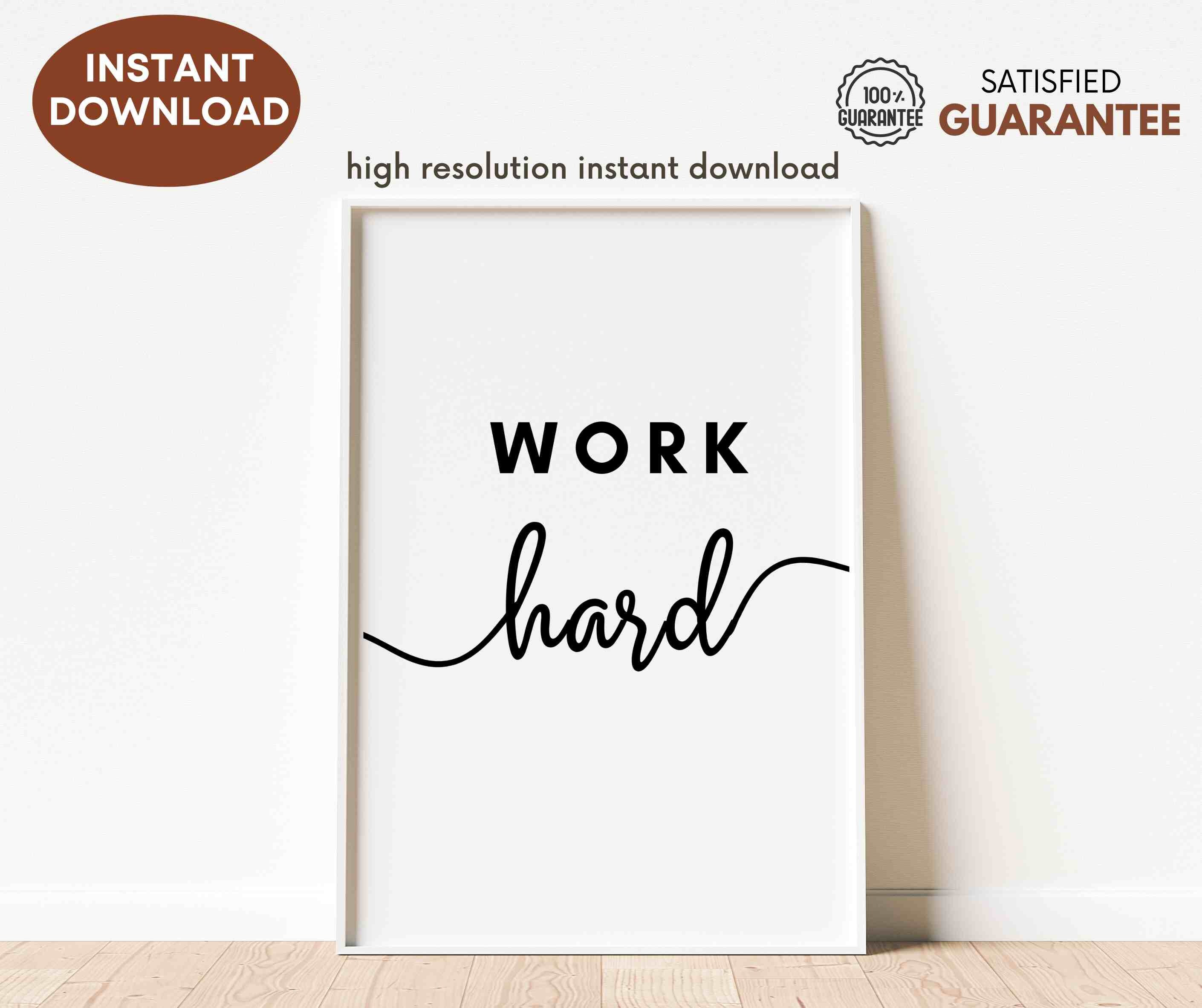 Minimalist Office Wall Art Set of 3 Prints Workplace Modern - Etsy