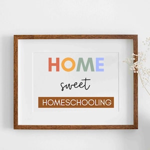 Home Sweet Homeschooling Poster, Diversity Classroom Decor, Inclusion School Art, Diversity Poster, Equality Print