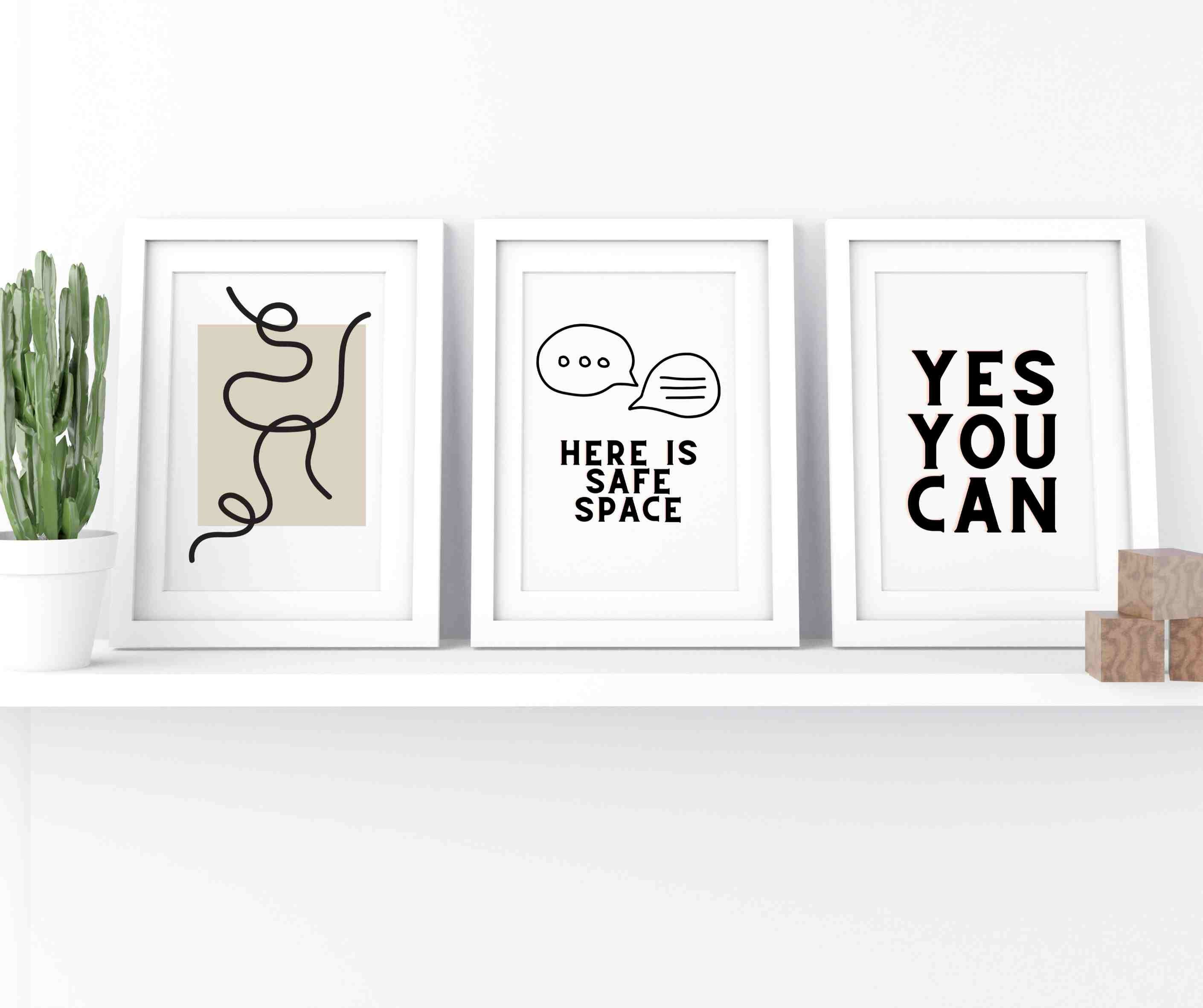 Office Wall Decor for Women Desk Wall Art Diversity Poster Etsy