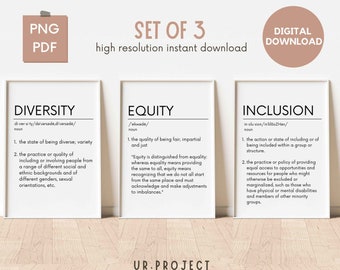 Diversity Minimalist Poster for Educational Counselor Office Decor, Inclusive Art Print,  Multicultural Artwork, Inclusive Printable Art