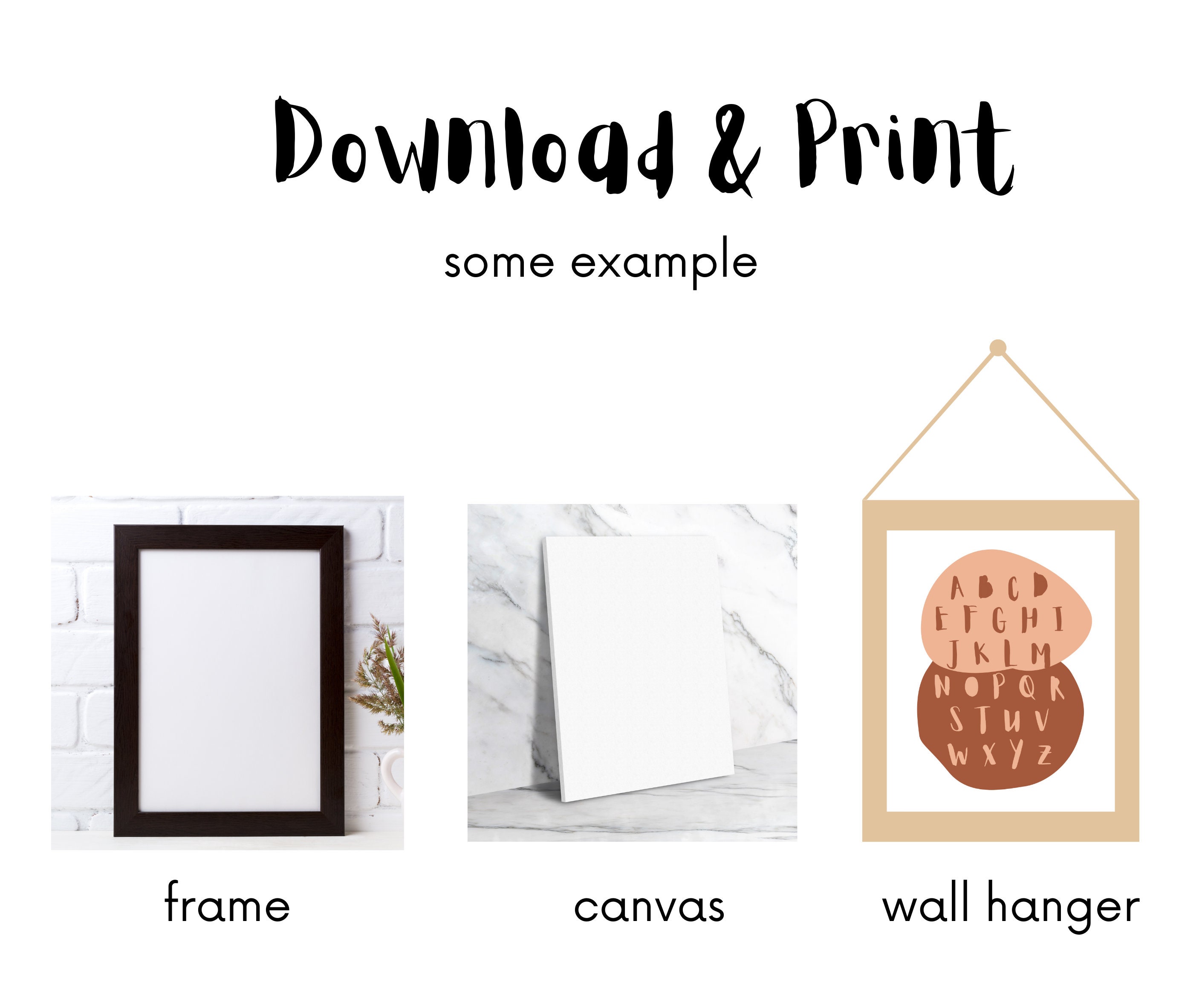 Image showcasing Minimalist Office Wall Art, Set of 3 Prints, Workplace Modern Office ...