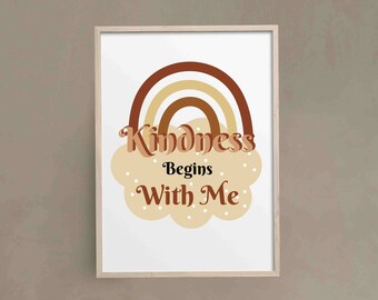 Classroom Decor, School Counselor, Mental Health Classroom Posters, School Psychologist, Office Decor, Calming Corner