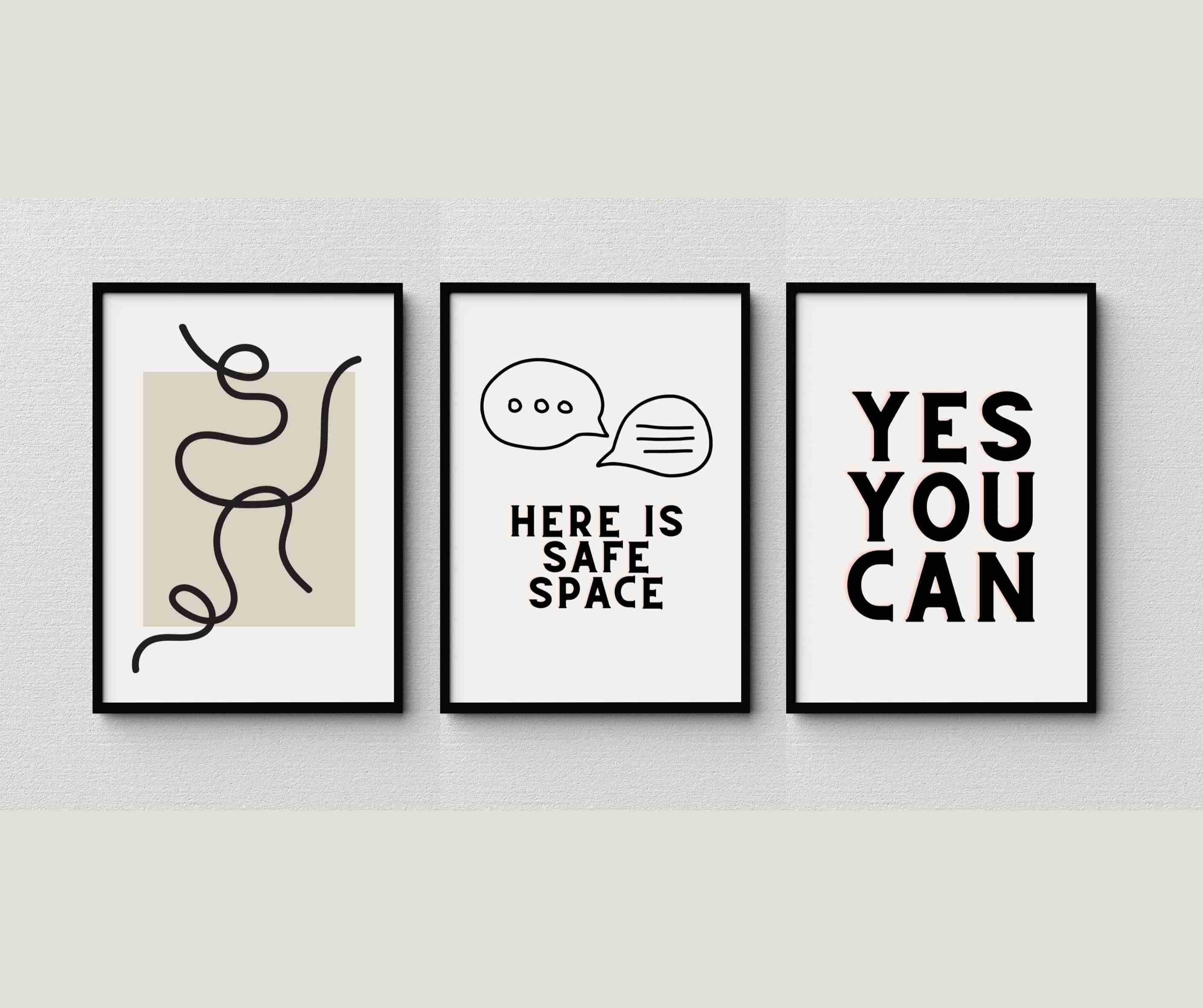 Office Wall Decor for Women Desk Wall Art Diversity Poster Etsy