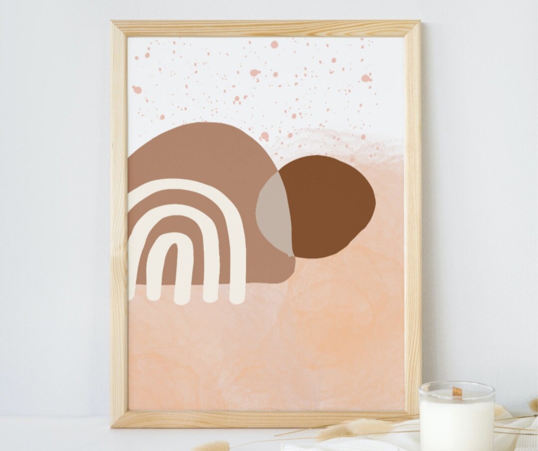 Rainbow Boho Nursery Printable Wall Art Nursery Decor Playroom Wall Art ...