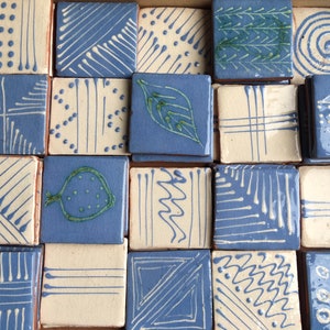 Cobalt & White Tiles