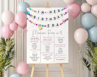 Cartel de bienvenida de Birthday Era: Pulsera de la Amistad (Descarga digital)