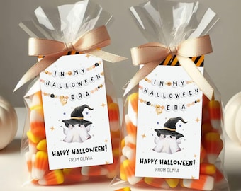 Editable Halloween Treat Bag Tags: 'In My Halloween Era' (Digital Download)