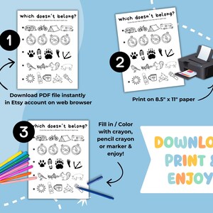 Camping Activity Bundle for Kids: 21 Printable Games (PDF) image 9