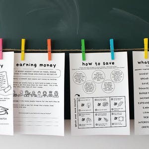 Financial Literacy Workbook: Money Activities for Kids (PDF) - Etsy