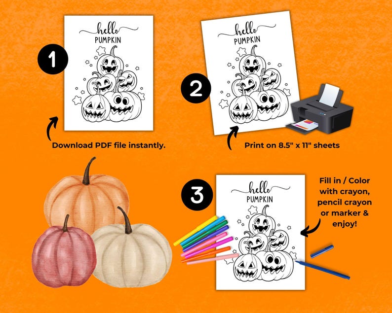 Halloween Activity Bundle for Kids: 28 Printable Games & Coloring Pages ...