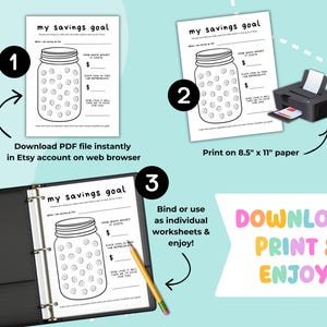 Financial Literacy Workbook: Money Activities for Kids (PDF) - Etsy