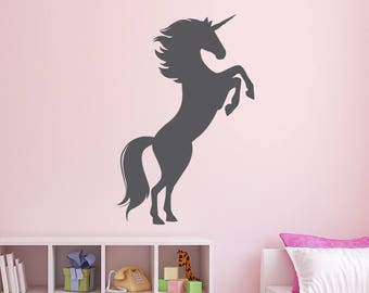 Unicorn Wall Decal Art Nursery Decor