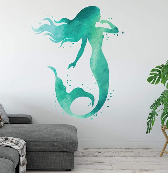 mermaid wall art australia