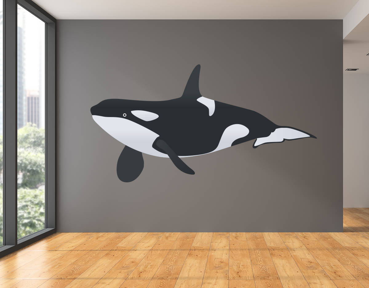 Orca Killer Whale Vinyl Wall Decal Art Decor | Etsy